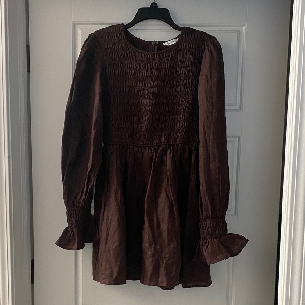 Elegant Brown Dress